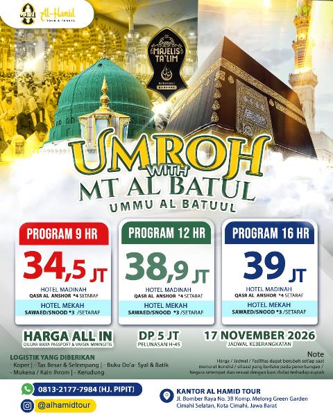 Flyer dari @alhamidtour
