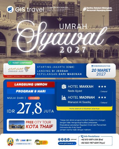 Flyer dari @gistravel