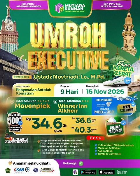 Flyer dari @mutiarasunnahofficial