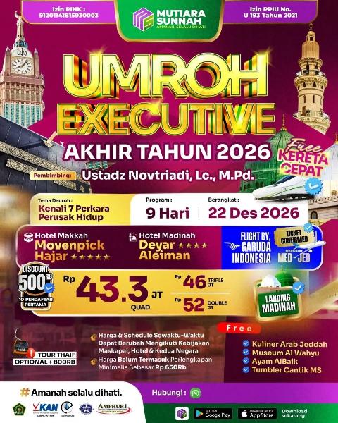 Flyer dari @mutiarasunnahofficial