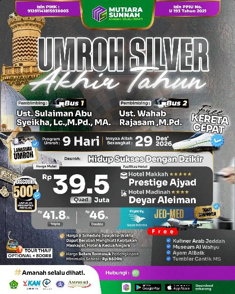 Flyer dari @mutiarasunnahofficial