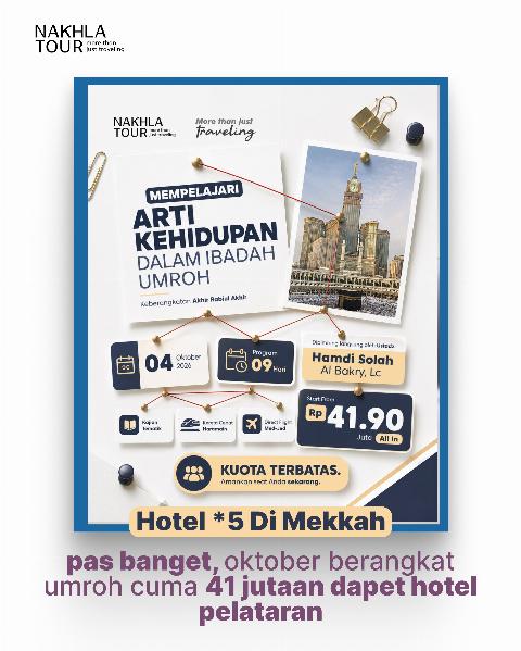 Flyer dari @nakhlatour