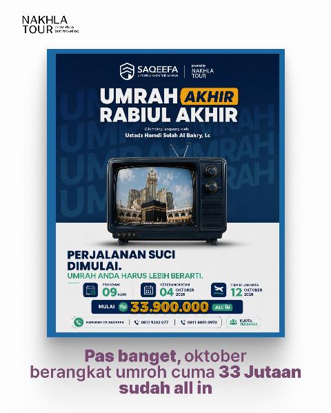 Flyer dari @nakhlatour
