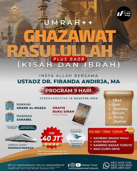 Flyer dari @maheertravel