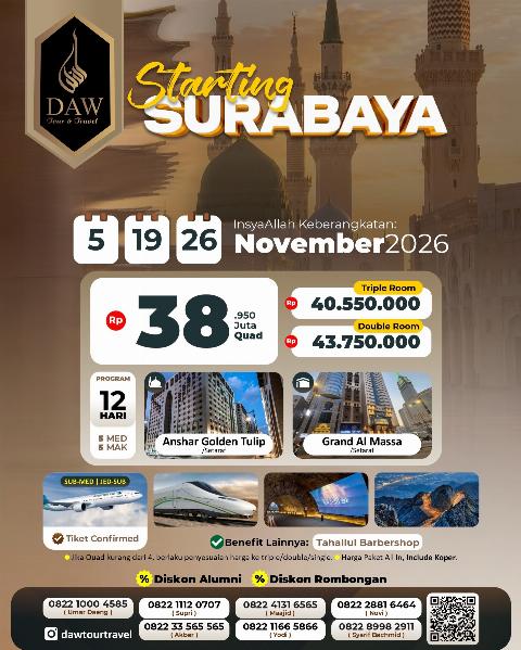 Flyer dari @bindawoodtour