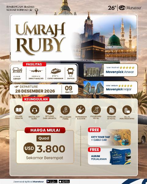 Flyer dari @munatour_travel