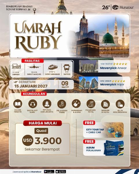 Flyer dari @munatour_travel