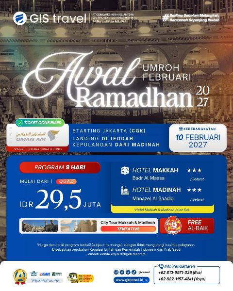 Flyer dari @gistravel
