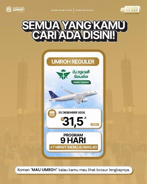 Flyer dari @solusitours