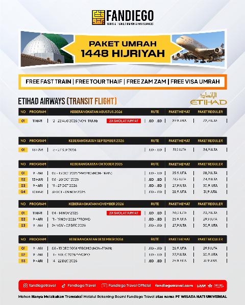 Flyer dari @fandiegotravel