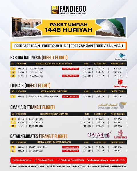 Flyer dari @fandiegotravel