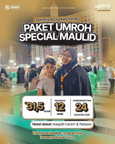 Flyer dari @solusitours
