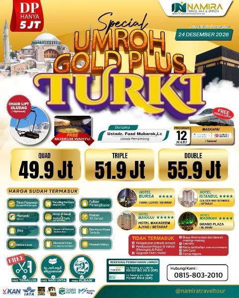 Flyer dari @namiratraveltour