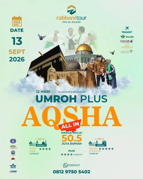 Flyer dari @rabbanitour