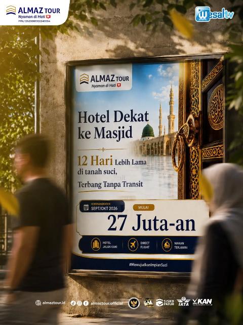Flyer dari @almaztour.official