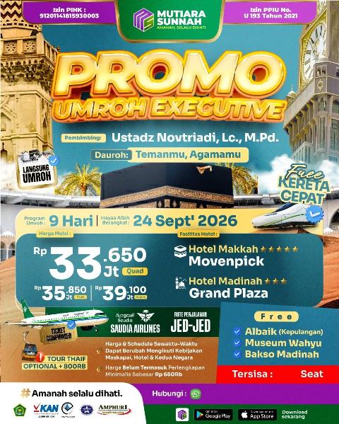 Flyer dari @mutiarasunnahofficial