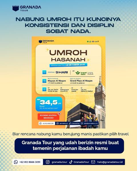 Flyer dari @granada.tour