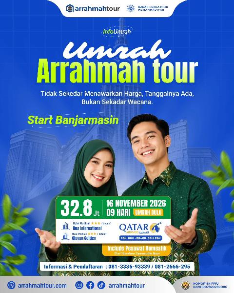 Flyer dari @arrahmahtour