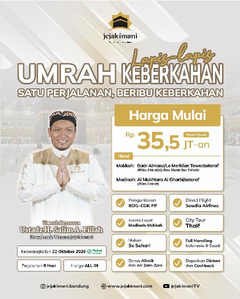 Flyer dari @jejakimani.bandung