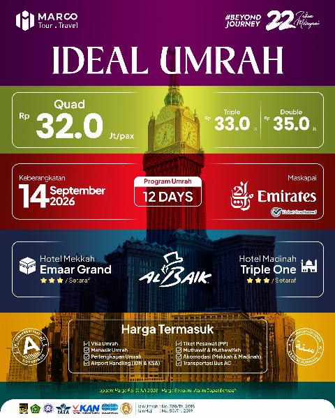 Flyer dari @marcotravel.co