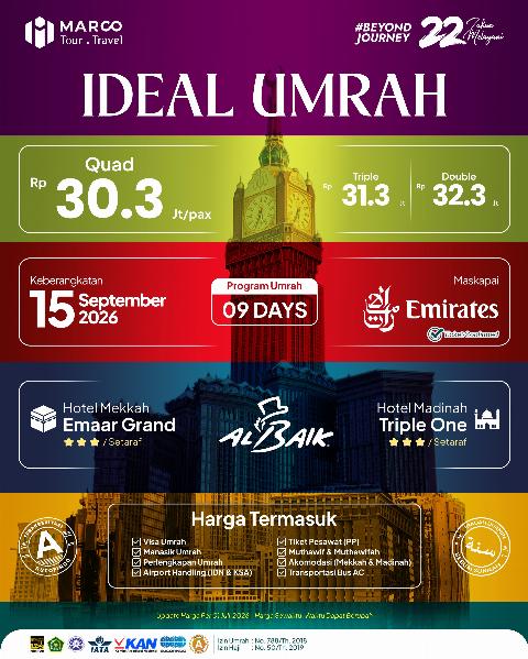 Flyer dari @marcotravel.co