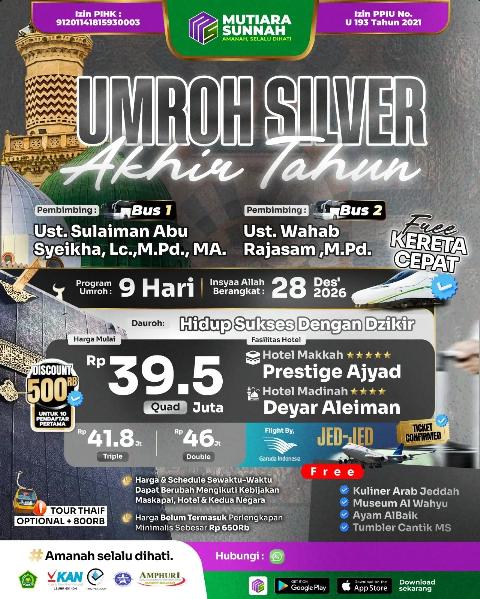 Flyer dari @mutiarasunnahofficial