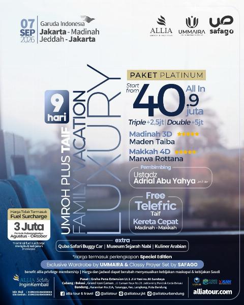 Flyer dari @alliatour