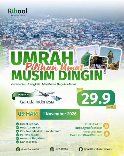 Flyer dari @rihaaltour