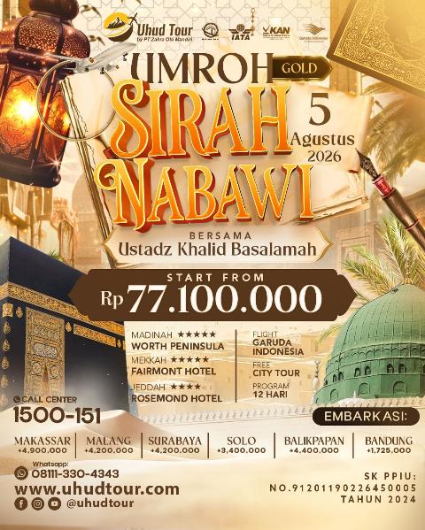 Flyer dari @uhudtour