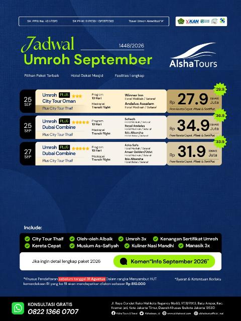 Flyer dari @alshatours.official_real