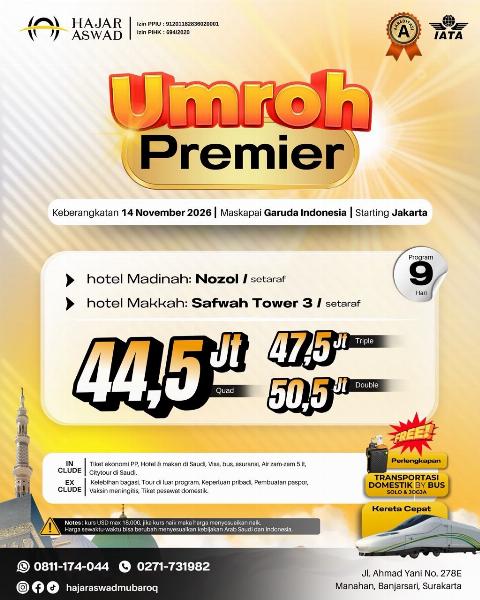 Flyer dari @hajaraswadmubaroq