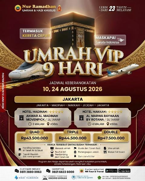 Flyer dari @nurramadhanofficial