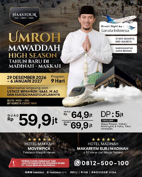 Flyer dari @haastour