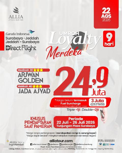 Flyer dari @alliatour