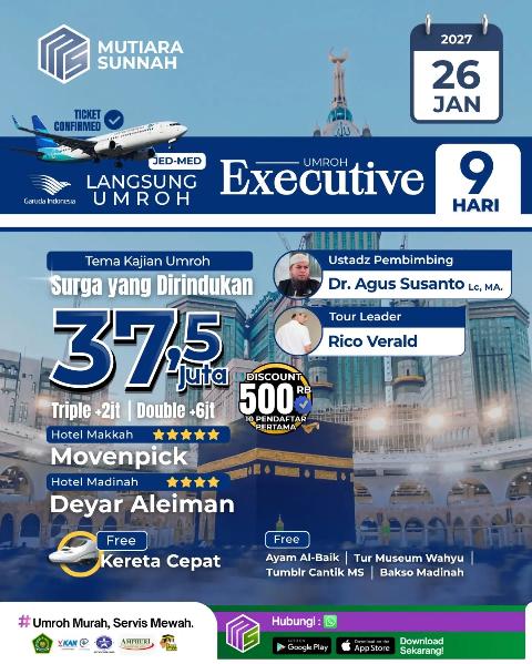 Flyer dari @mutiarasunnahofficial