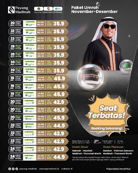 Flyer dari @payungmadinah