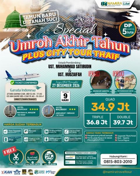 Flyer dari @namiratraveltour