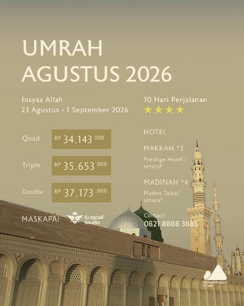 Flyer dari @muhajirprojectsafar