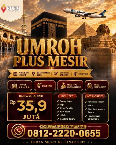 Flyer dari @rofiqtour