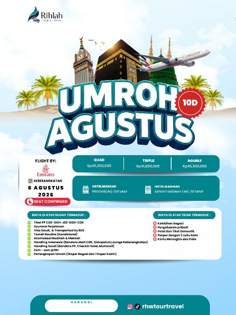 Flyer dari @rhwtourtravel