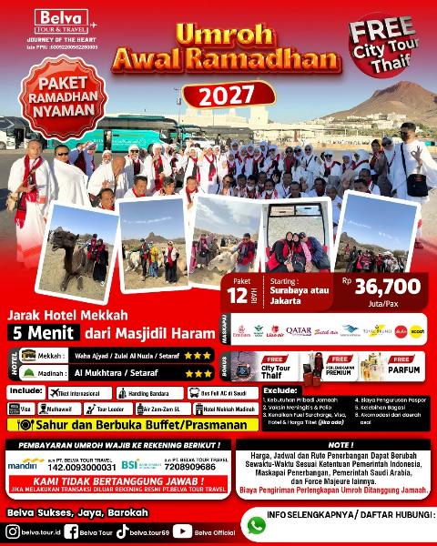 Flyer dari @belva.tour.id