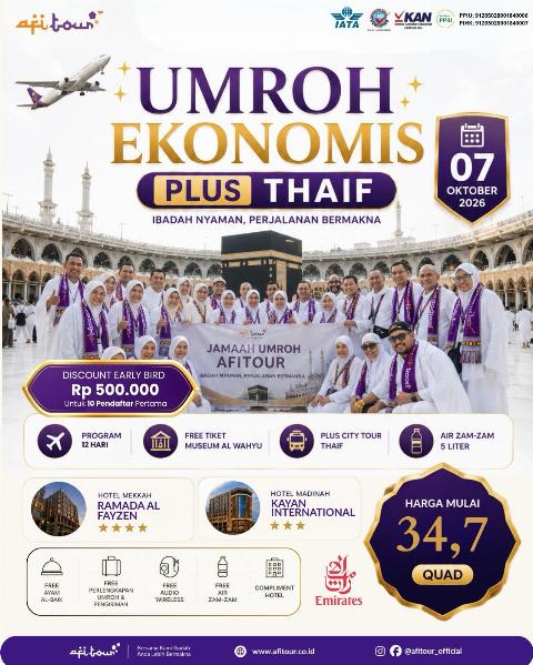 Flyer dari @afitour_official