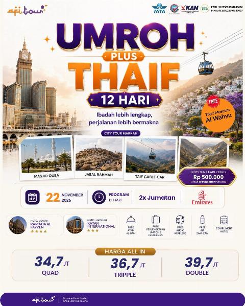 Flyer dari @afitour_official