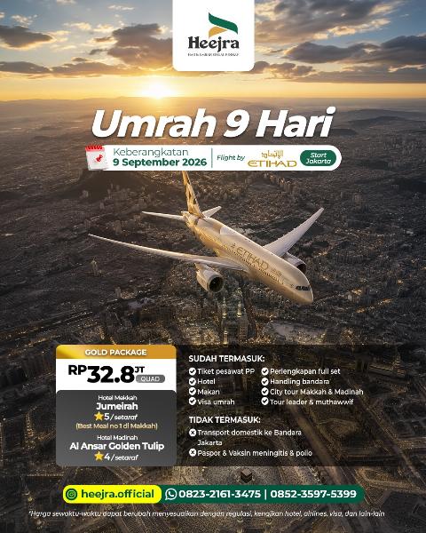 Flyer dari @heejra.official