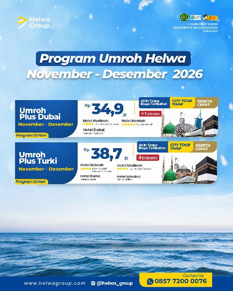 Flyer dari @helwa_group