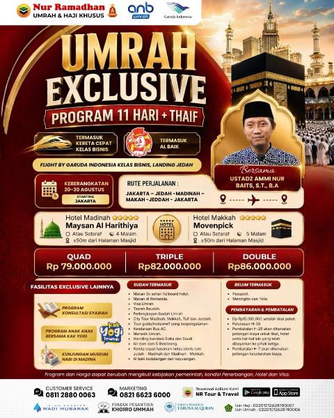 Flyer dari @nurramadhanofficial