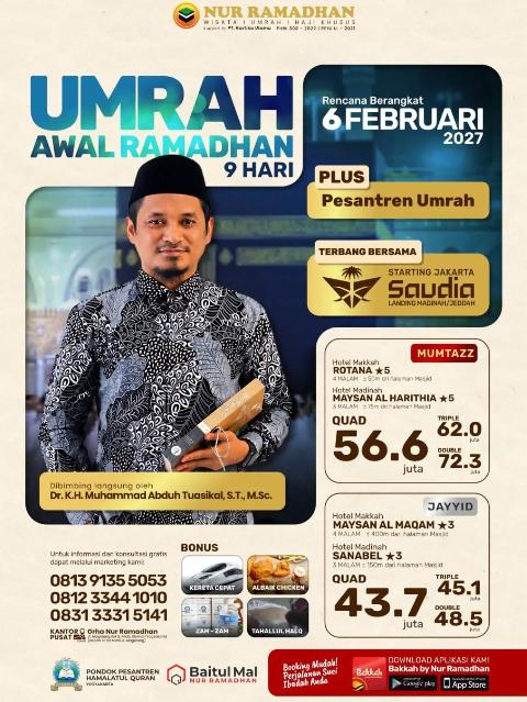 Flyer dari @nurramadhan_wisata