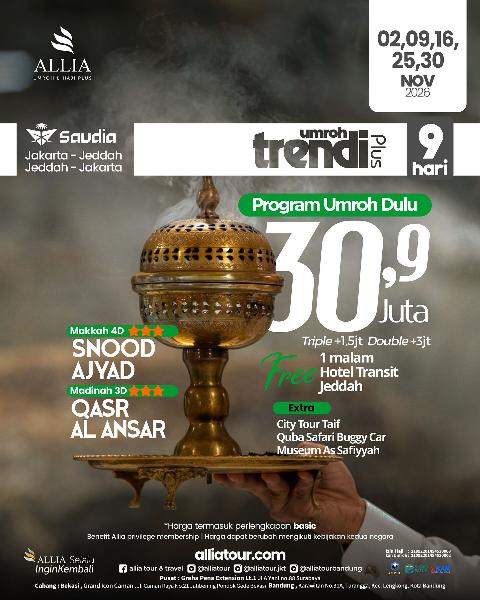 Flyer dari @alliatour