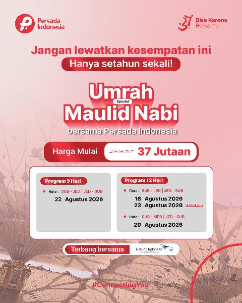 Flyer dari @persada_indonesia