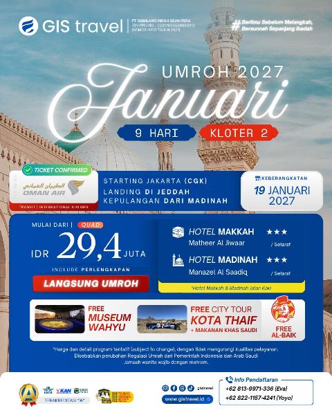 Flyer dari @gistravel
